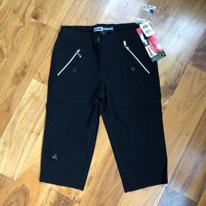 Jamie Sadock Skinnylicious Black Knee Capri Pants